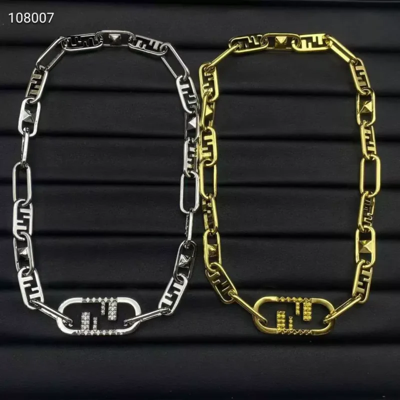 سلسال FENDI ستايل ذهب عالي الجودة