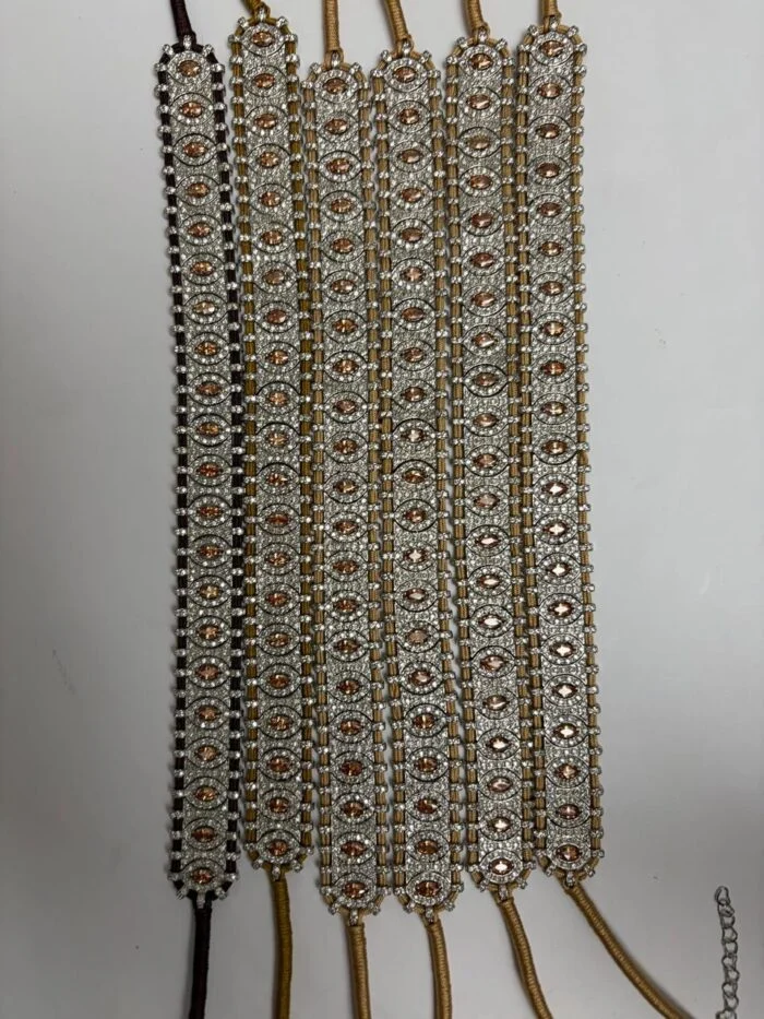 سلاسل مرصعة بالماركيز hand made صناعة لبنان عالية الجودة